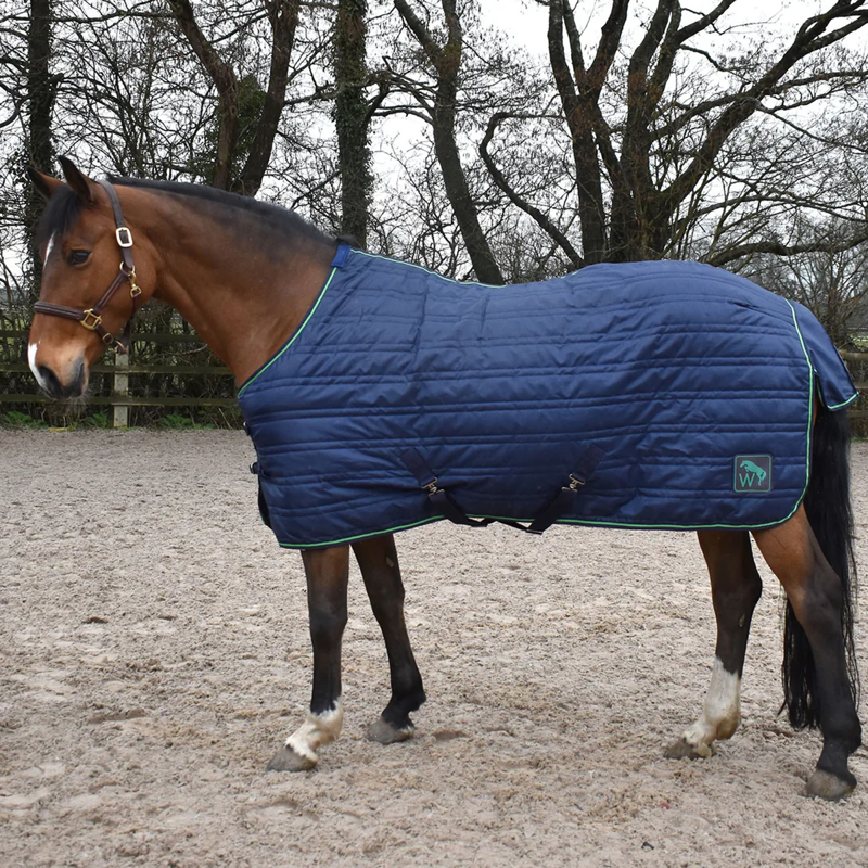 John Whitaker Pippa 100g Stable Rug - Navy/Green
