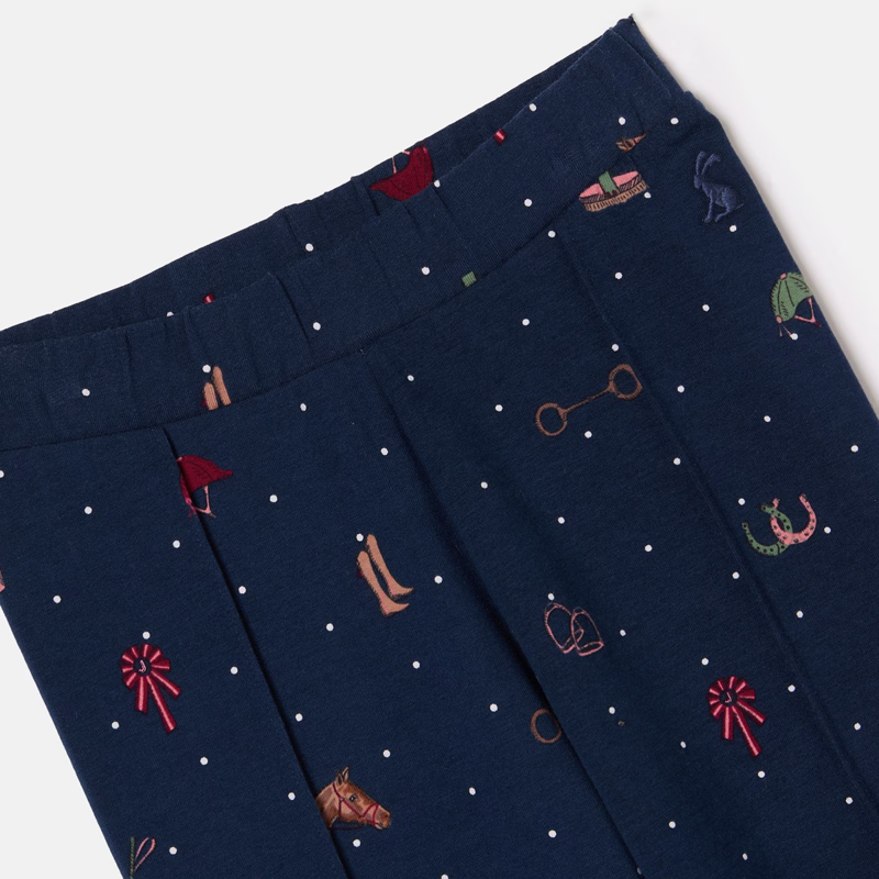 Joules Girls' Dee Dee Leggings - Navy-2