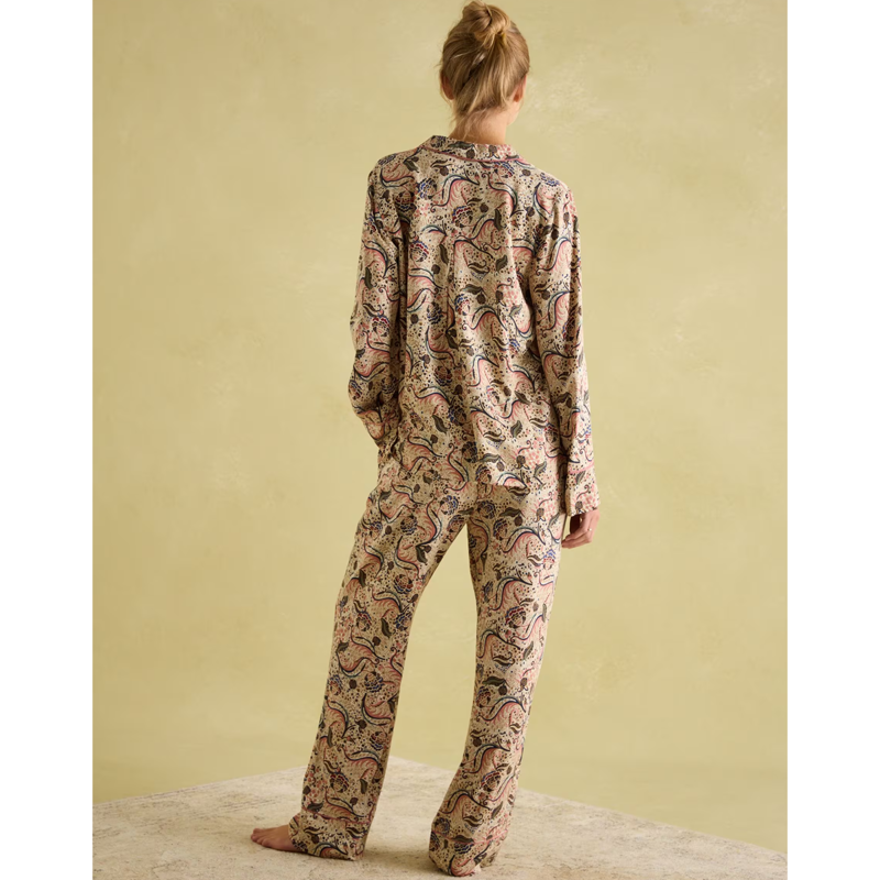 Joules Ladies Alma Pyjama Set - Paisley-2