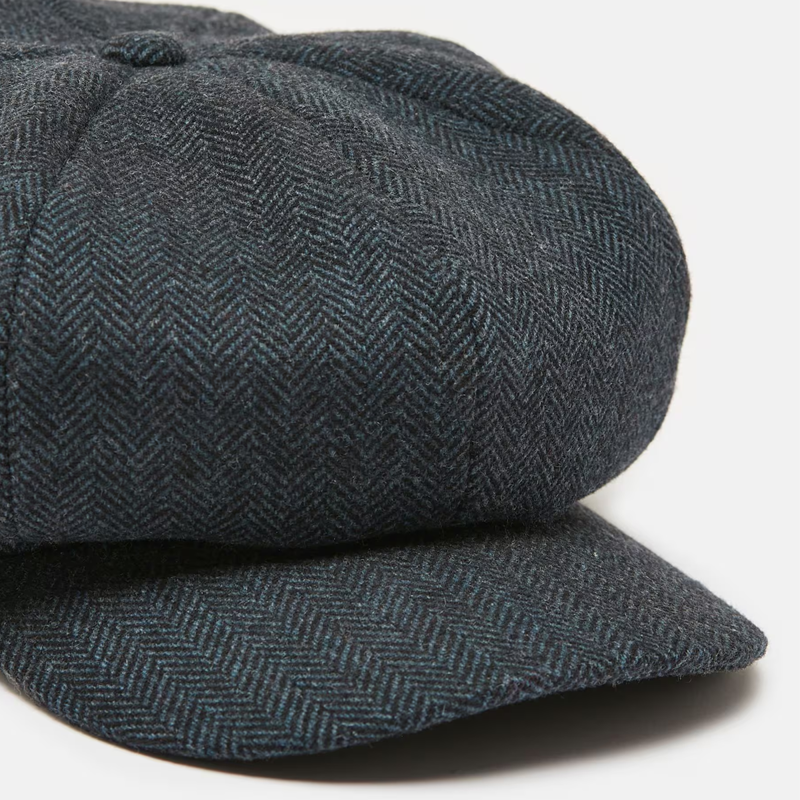 Joules Ladies Elvaston Baker Boy Hat - Navy Tweed-4