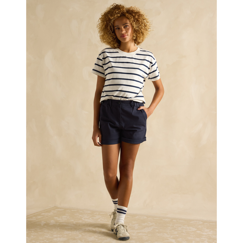 Joules Ladies Chino Shorts - Navy-3
