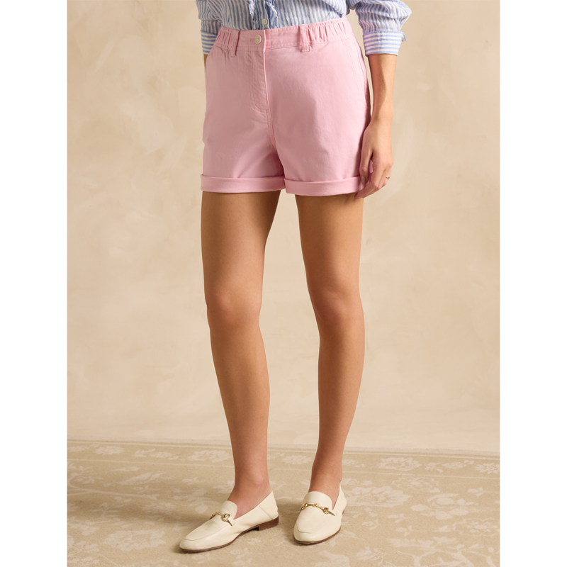 Joules Ladies Chino Shorts - Pink - Ladies UK 14-1