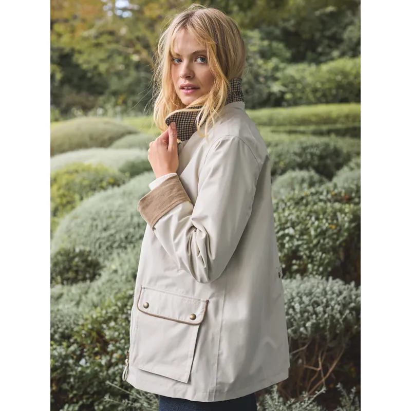 Joules Ladies Katherine Waterproof Heritage Coat - Stone-4
