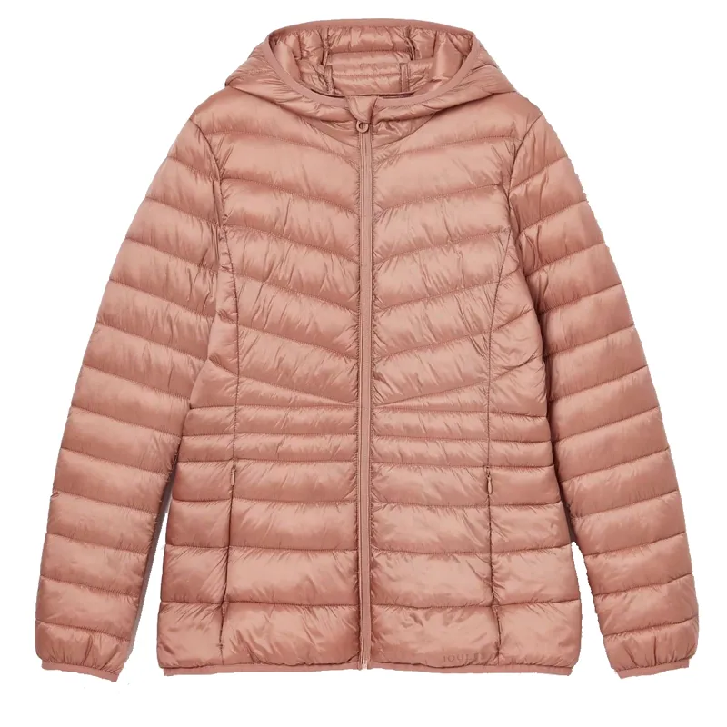 Joules Ladies Kenley Showerproof Padded Coat - Rose