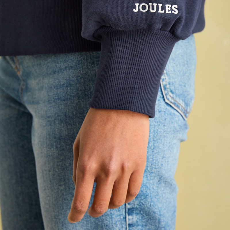 Joules Ladies Robyn Christmas Sweatshirt - Navy-4