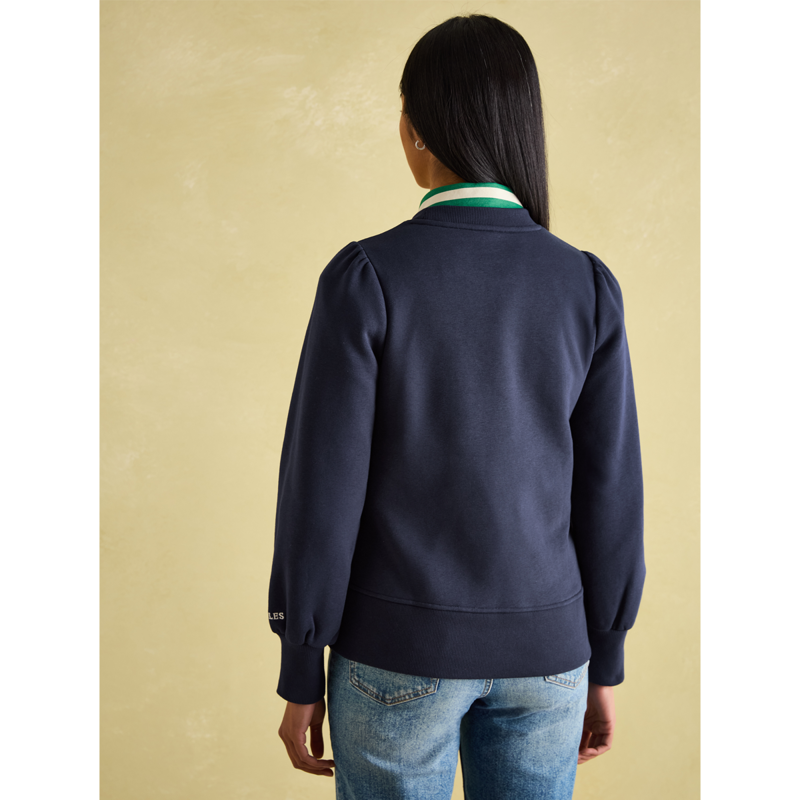 Joules Ladies Robyn Christmas Sweatshirt - Navy-1