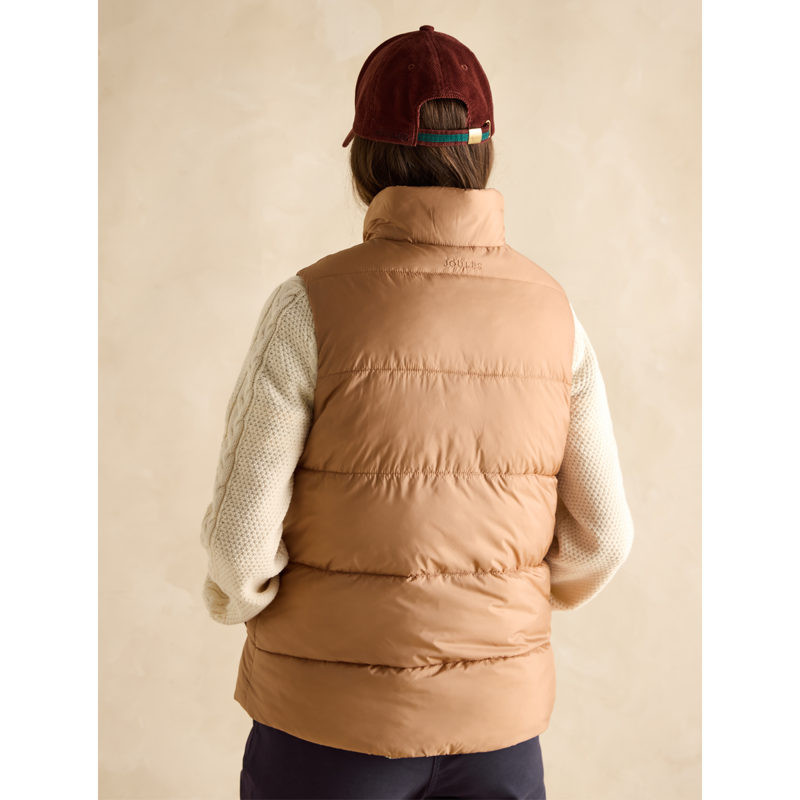 Joules Ladies Showerproof Reversible Gilet - Check-2