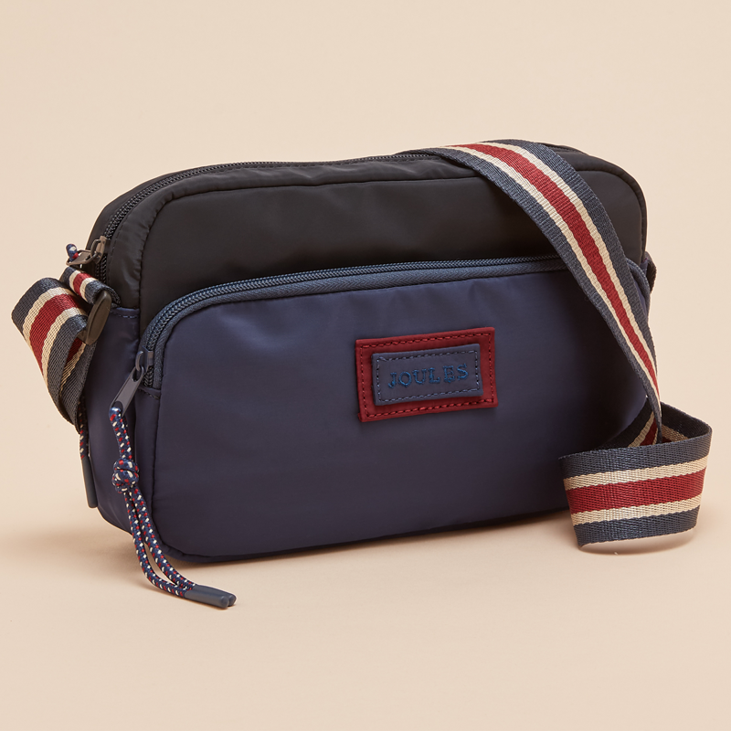 Joules Marlow Nylon Cross Body Bag - Navy-1