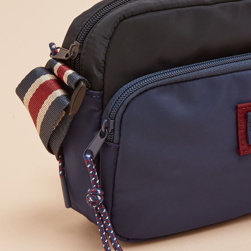 Joules Marlow Nylon Cross Body Bag - Navy-4