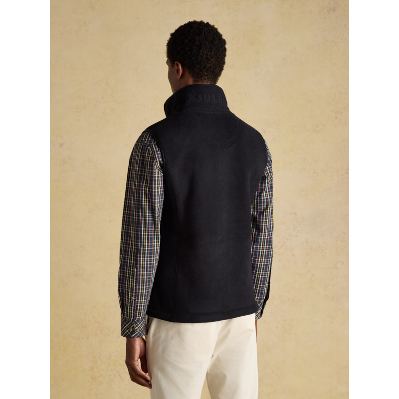 Joules Men's Heritage Fleece Gilet - Black-2