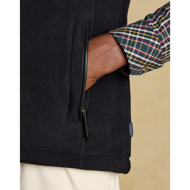 Joules Men's Heritage Fleece Gilet - Black-3