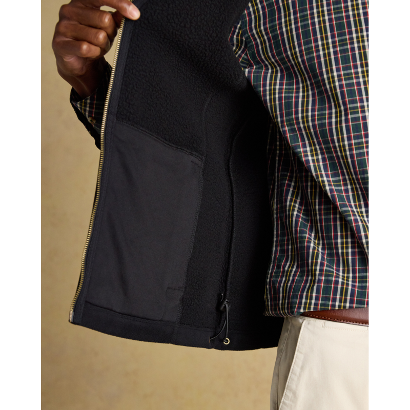 Joules Men's Heritage Fleece Gilet - Black-4