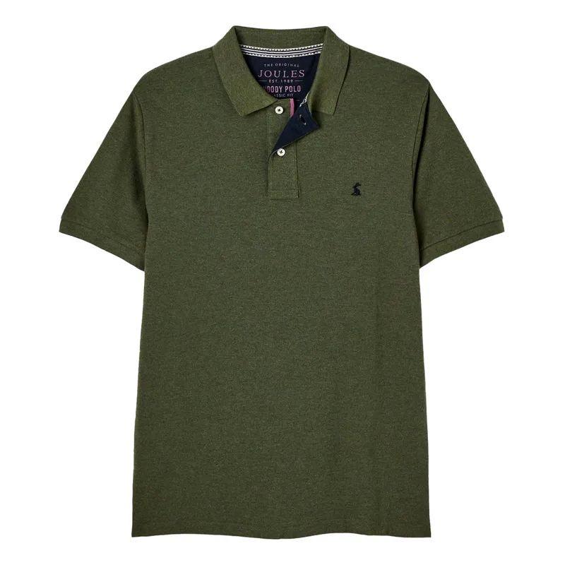Joules Men's Woody Polo Shirt - Seaweed Marl