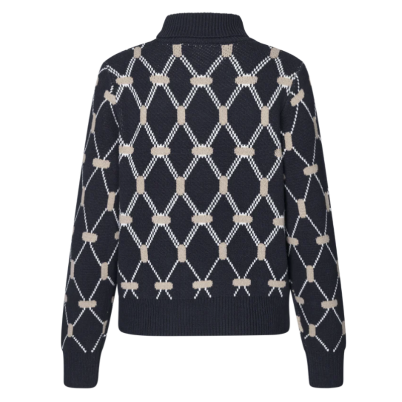 Kingsland KLVy Ladies Knitted Pullover - Navy-1
