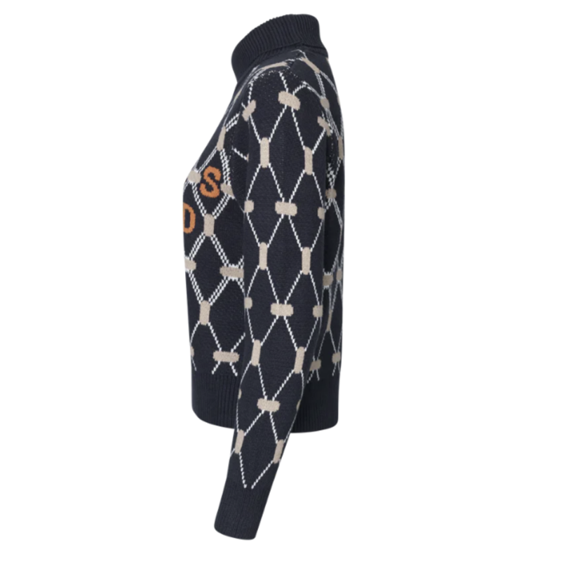 Kingsland KLVy Ladies Knitted Pullover - Navy-2