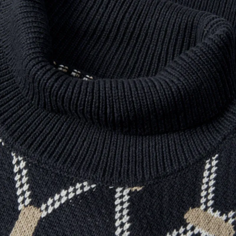 Kingsland KLVy Ladies Knitted Pullover - Navy-3