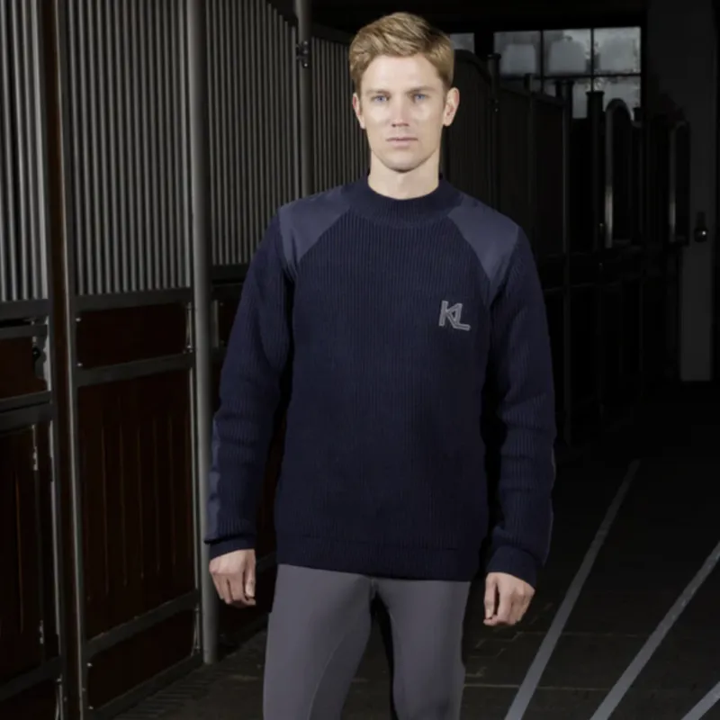 Kingsland KLVas Men's Knitted Pullover - Navy-5