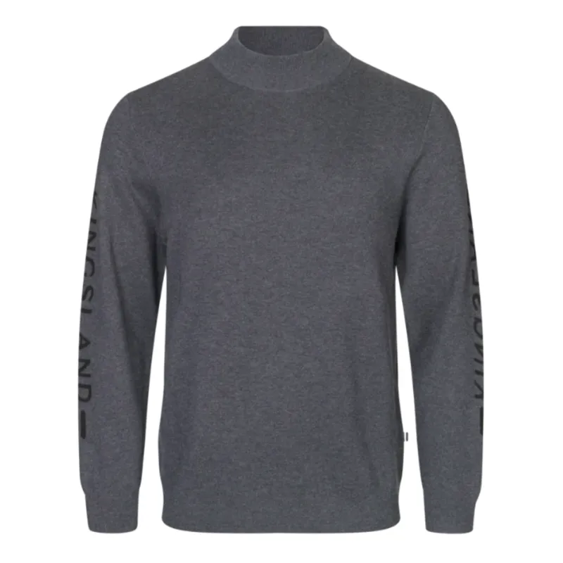 Kingsland KLVikko Men's Knitted Pullover - Grey Forged Iron