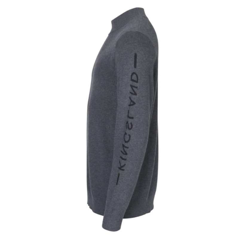 Kingsland KLVikko Men's Knitted Pullover - Grey Forged Iron-2
