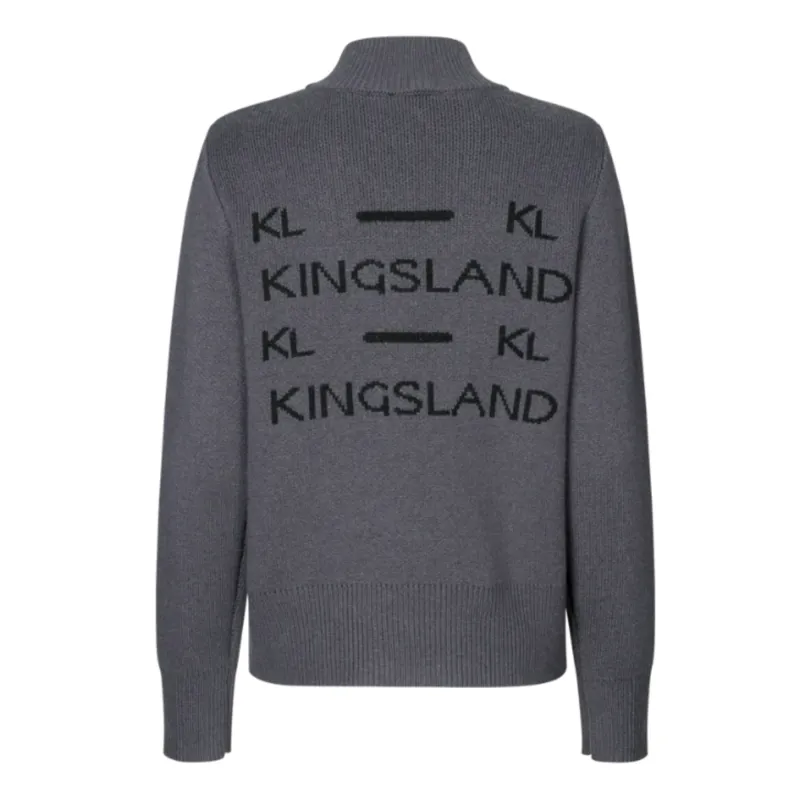 Kingsland KLVillut Ladies Knitted Pullover - Grey Forged Iron