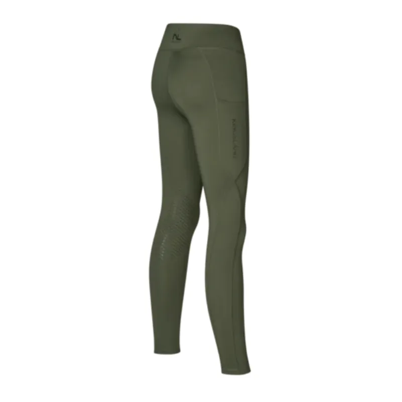 Kingsland KLVera Ladies K-Grip Tights - Green Beetle-1