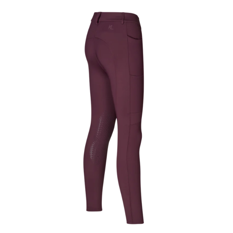 Kingsland KLKornelia Ladies H Shape Regular K-Grip Breeches - Winetasting-1