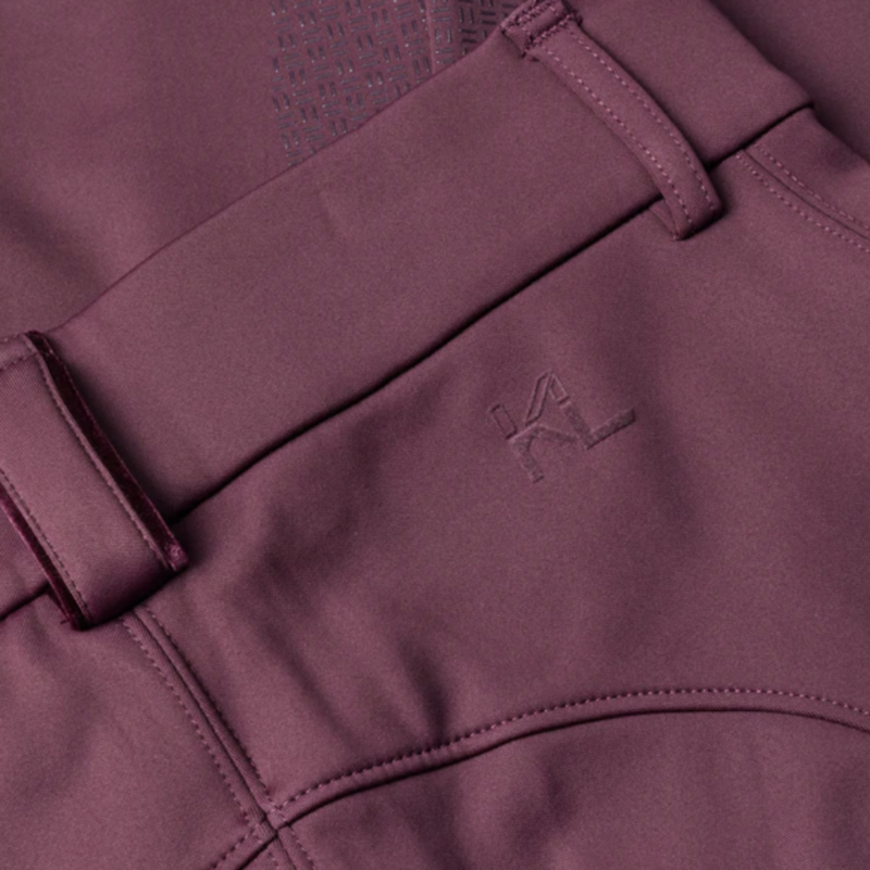 Kingsland KLKornelia Ladies H Shape Regular K-Grip Breeches - Winetasting-3