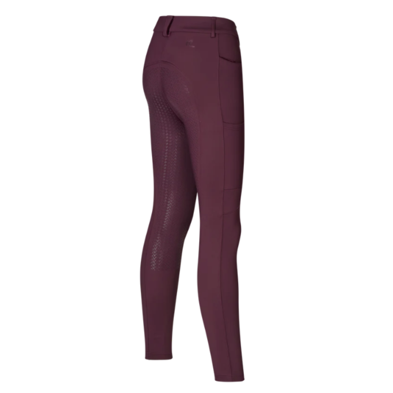 Kingsland KLKornelia Ladies H Shape Regular F-Grip Breeches - Winetasting-1