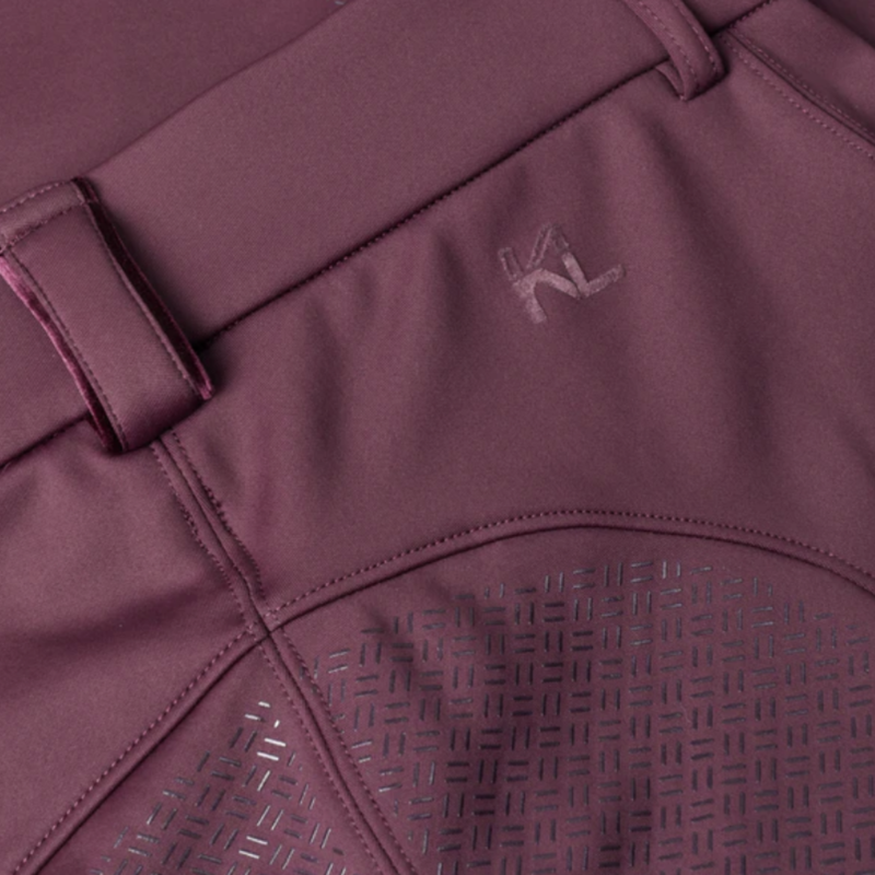 Kingsland KLKornelia Ladies H Shape Regular F-Grip Breeches - Winetasting-3