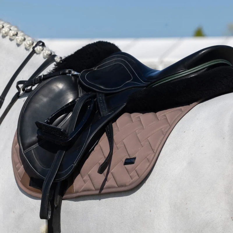 Kingsland KLLexie Jumping Saddle Pad - Brown Iron-1
