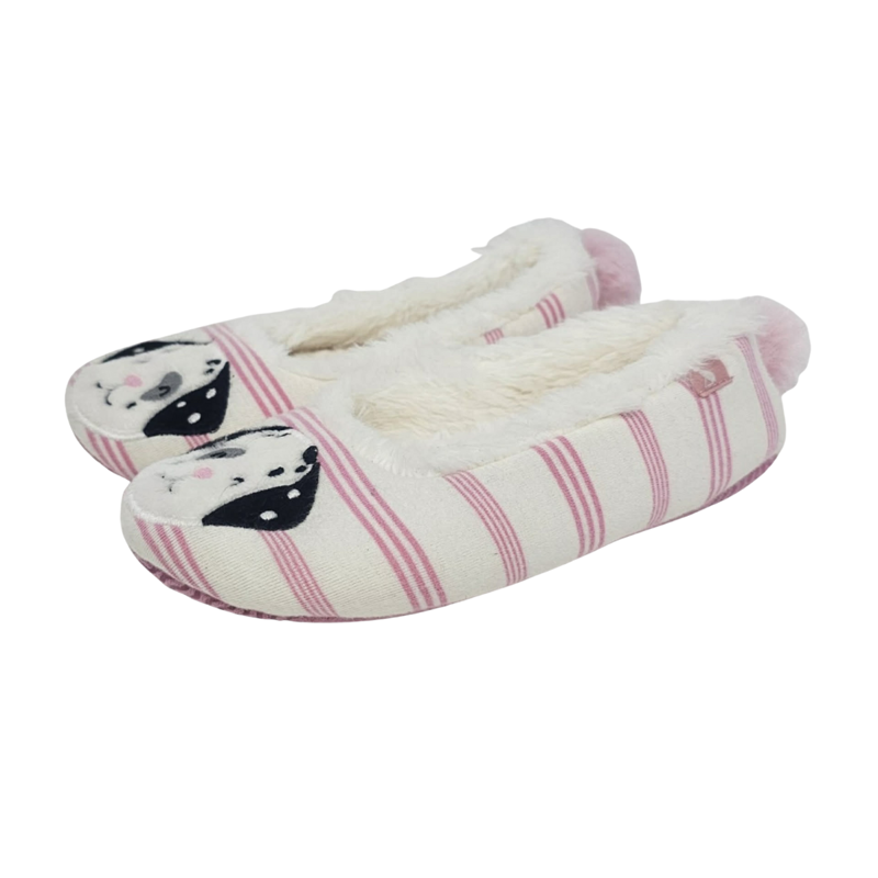 Joules Junior Dreama Character Slipper - Pink Dog-1