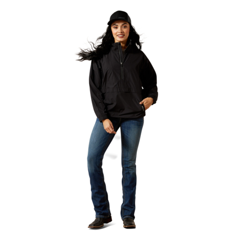 Ariat Women's Whisper Pullover Jacket - Black-4