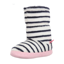 Joules Junior Padabout Slipper Sock - Navy Stripe