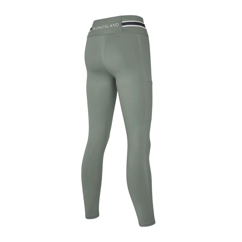 Kingsland KLLaura Ladies F-Grip Tights - Green Agave-1