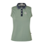 Kingsland KLLaura Ladies Sleeveless Polo Pique Top - Green Agave