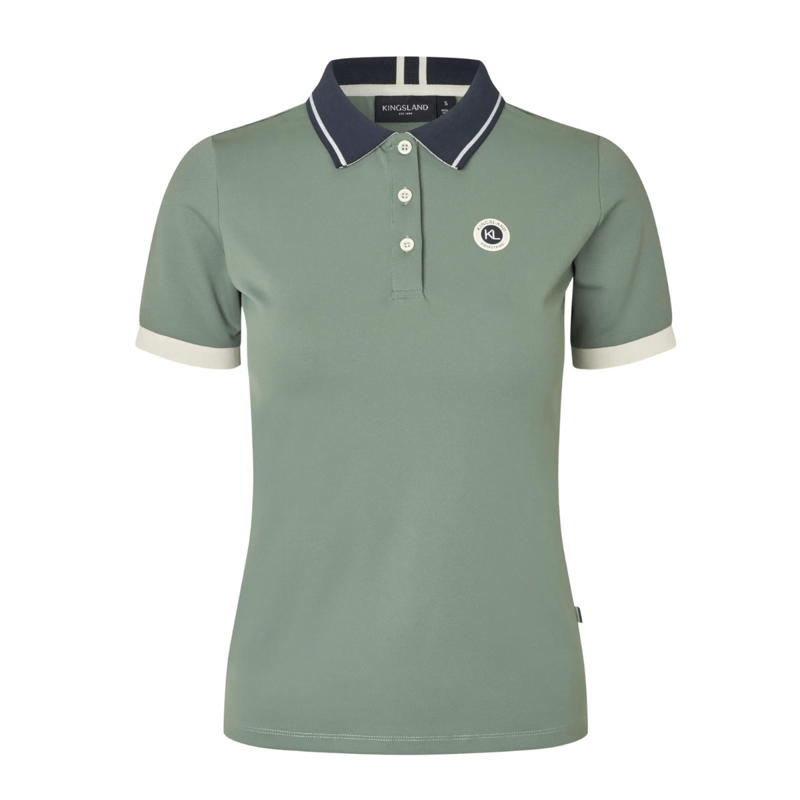 Kingsland KLLaura Ladies Polo Pique - Green Agave