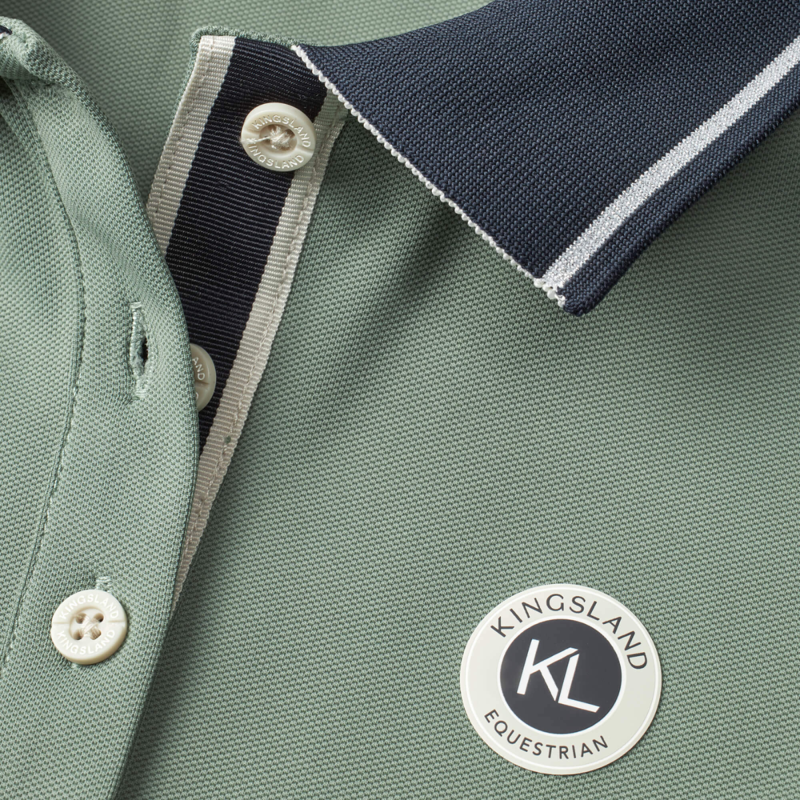 Kingsland KLLaura Ladies Polo Pique - Green Agave-2