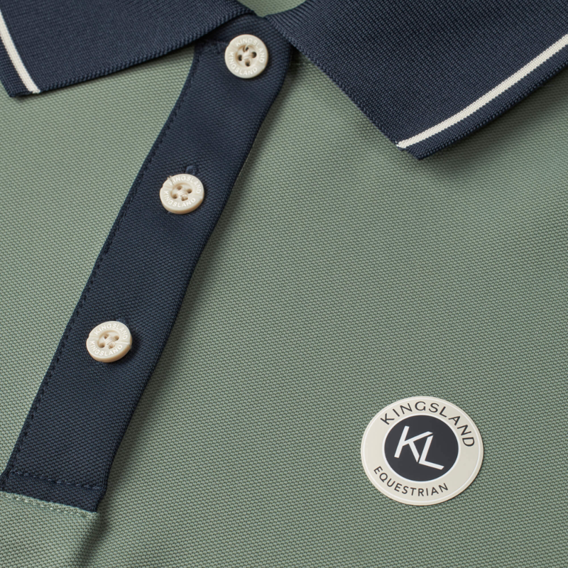 Kingsland KLLorenzo Mens Polo Pique - Green Agave-2