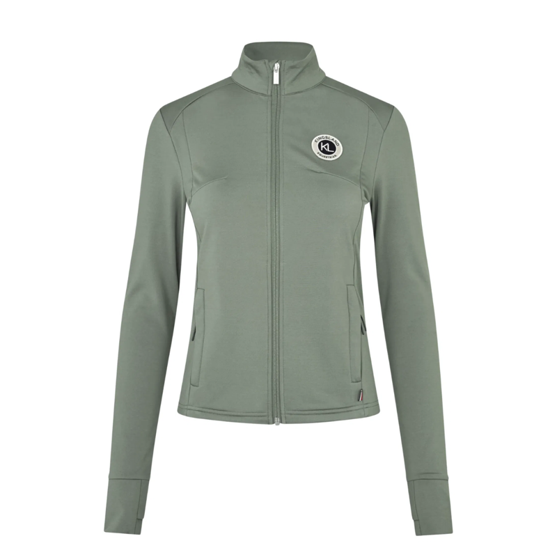 Kingsland KLLucy Ladies Full-Zip Micro Fleece - Green Agave