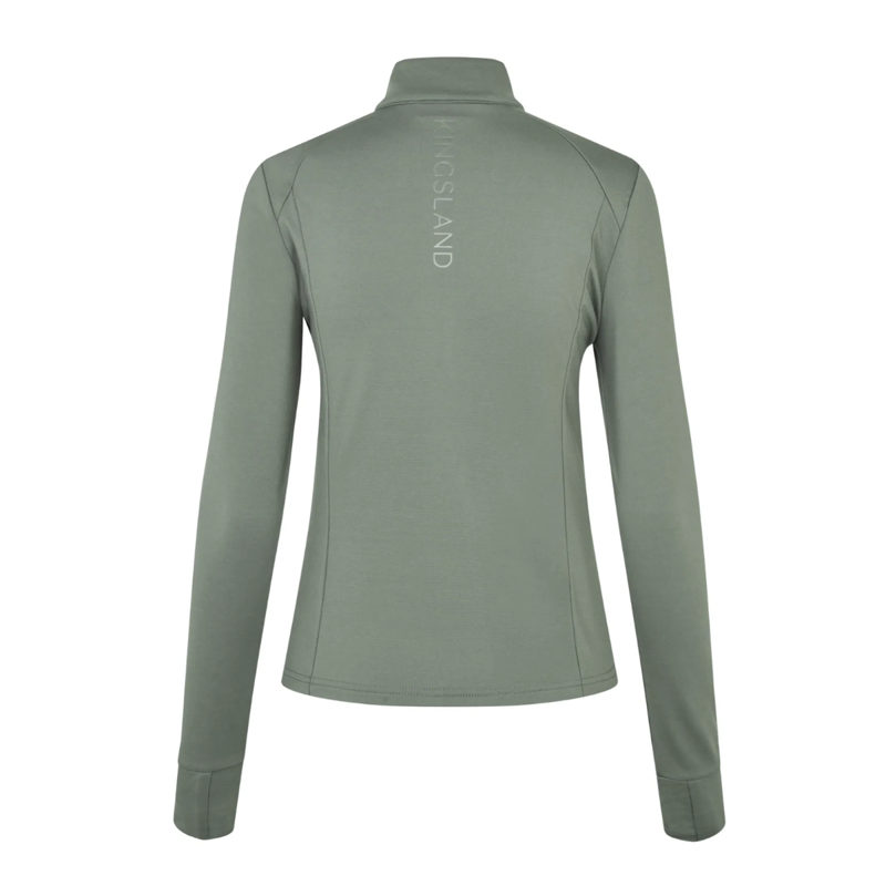 Kingsland KLLucy Ladies Full-Zip Micro Fleece - Green Agave-1