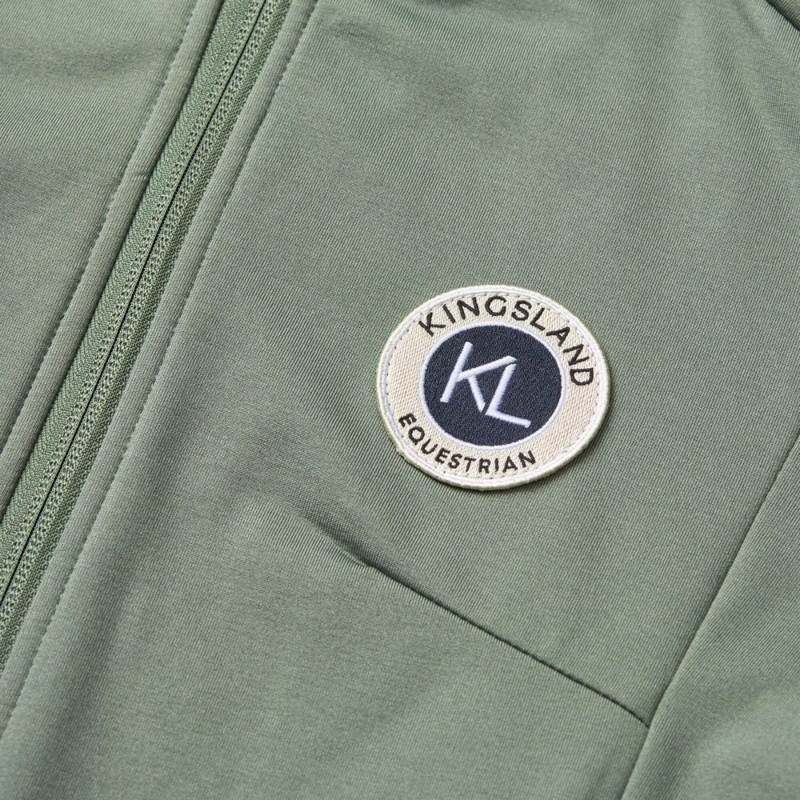 Kingsland KLLucy Ladies Full-Zip Micro Fleece - Green Agave-2