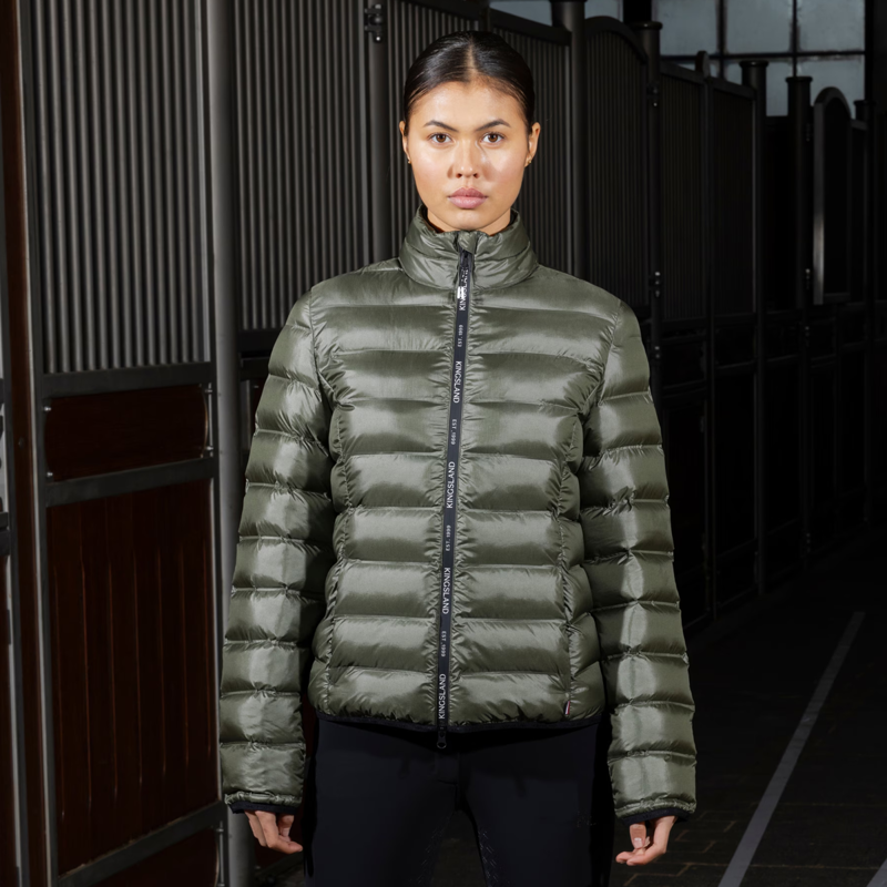 Kingsland KLVam Padded Ladies Jacket - Green Beetle-2