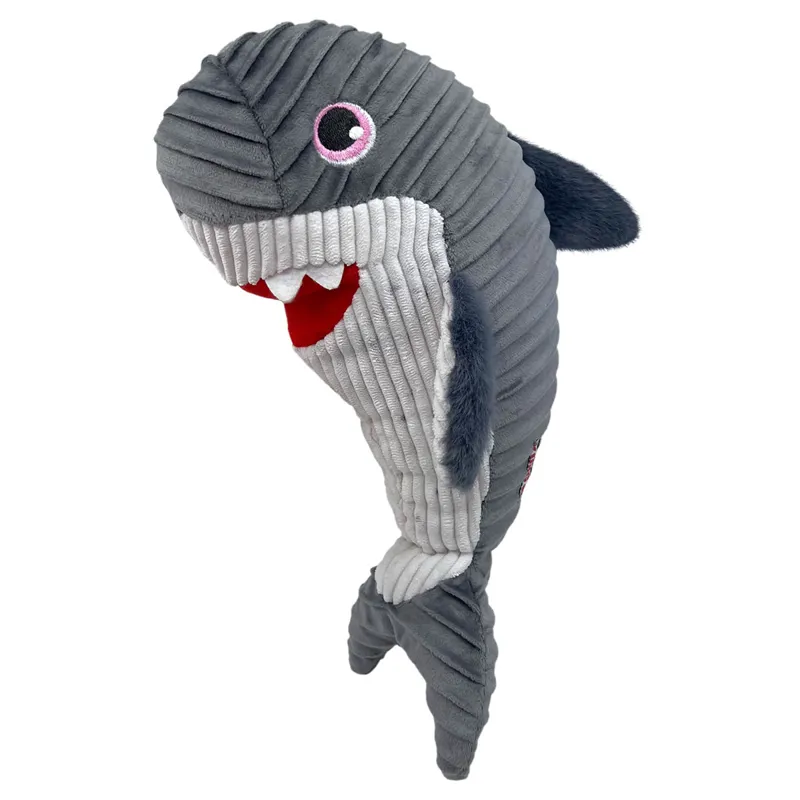 KONG Cuteseas Rufflez Shark Dog Toy - Medium/Large