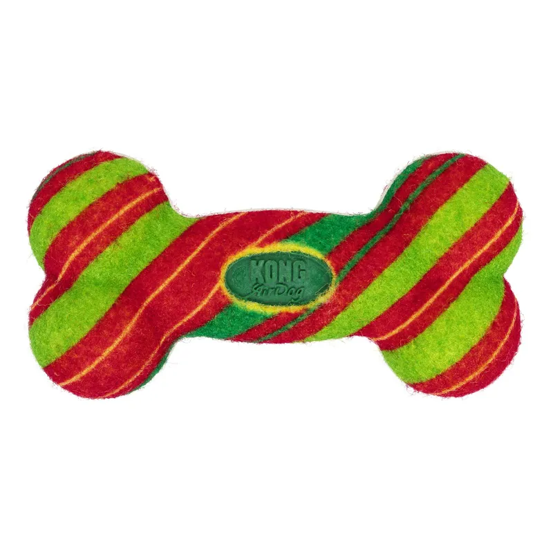 KONG Holiday AirDog Squeaker Stripe-1