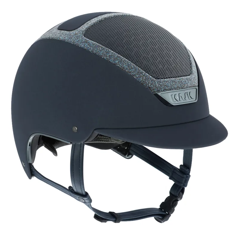 Kask Dogma Chrome Light Crystal Frame Riding Hat - Navy