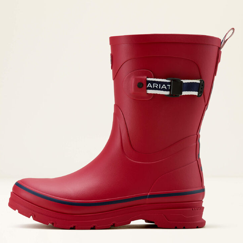 Ariat Women's Kelmarsh Mid Rubber Boot - Team Red-2