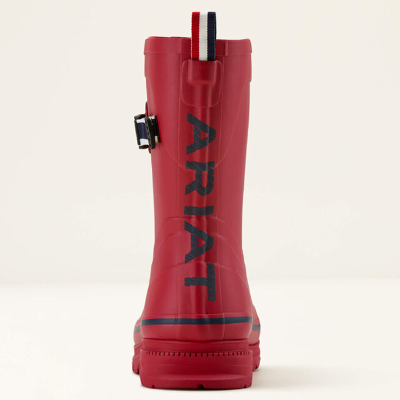 Ariat Women's Kelmarsh Mid Rubber Boot - Team Red-4