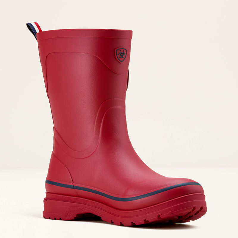 Ariat Women's Kelmarsh Mid Rubber Boot - Team Red-3