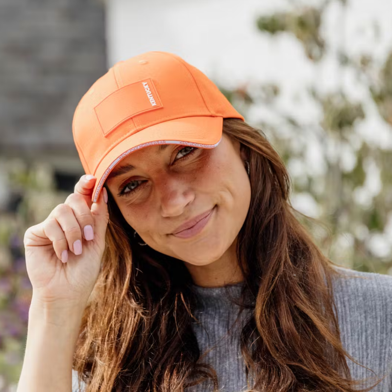 Kentucky Rubber Logo Cap - Orange-2