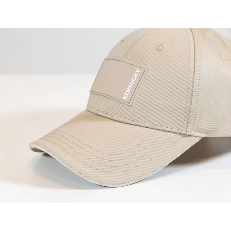 Kentucky Rubber Logo Cap - Beige-1